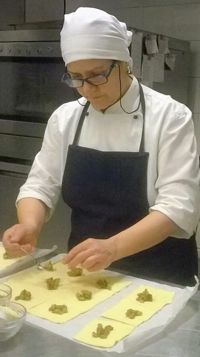 Rita Chef al lavoro in cucina