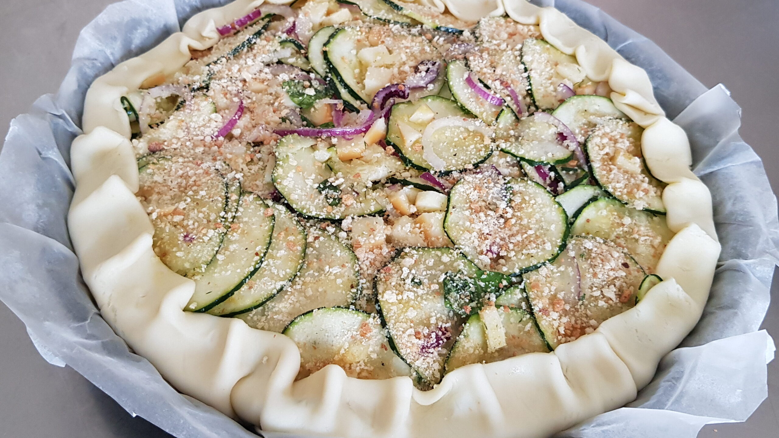 torta rustica alle zucchine

