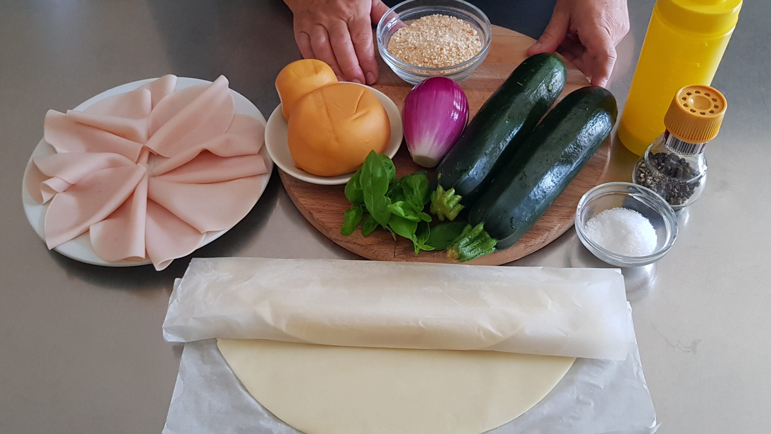 torta rustica alle zucchine
