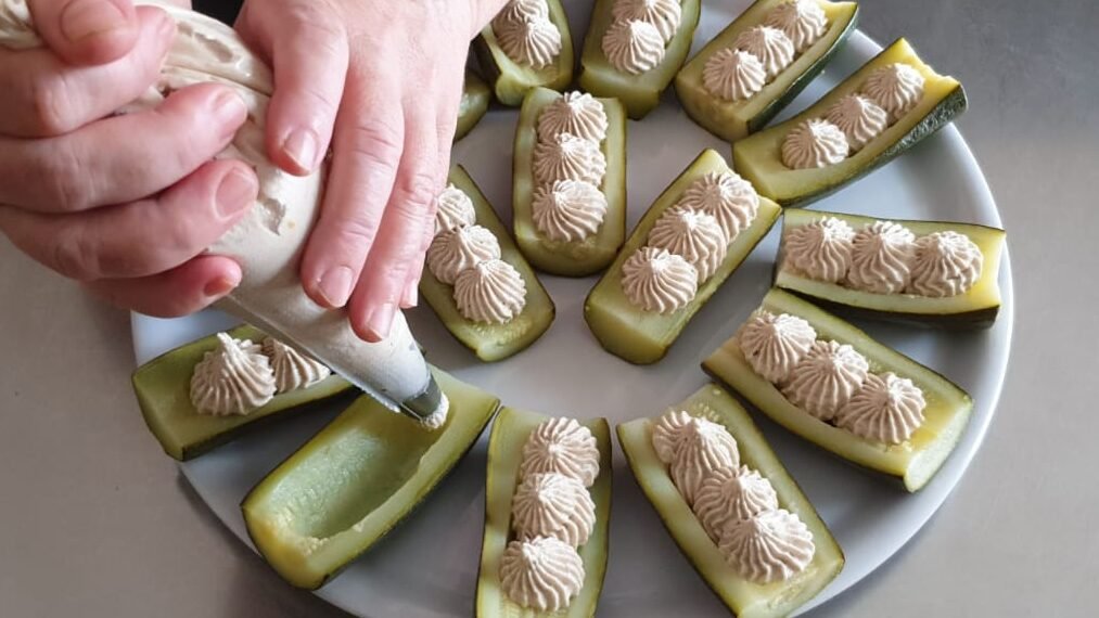 barchette di zucchine